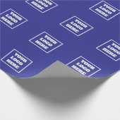IHR LOGO HIER PERSONALISIERT NAME UND TEXT GESCHEN GESCHENKPAPIER (Ecke)