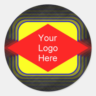 Ihr Logo hier Runder Aufkleber