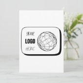 Ihr Logo hier Save The Date (Stehend Vorderseite)