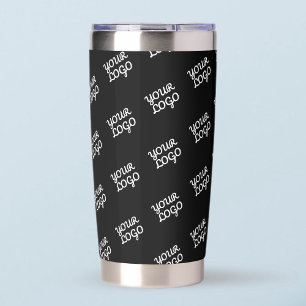 Ihr Logo hier schwarz gepolstert Thermobecher
