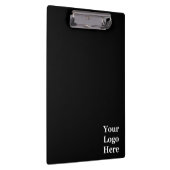 Ihr Logo hier Schwarze Vorlage Klemmbrett (Rechts)
