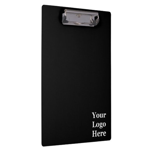 Ihr Logo hier Schwarze Vorlage Klemmbrett (Rechts)