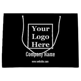 Ihr Logo hier Schwarzweiß Große Geschenktüte