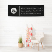 Ihr Logo hier - Schwarzweißbanner Banner (Insitu)