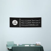 Ihr Logo hier - Schwarzweißbanner Banner (Messeveranstaltung)