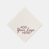 Ihr Logo hier Servietten (Ecke)