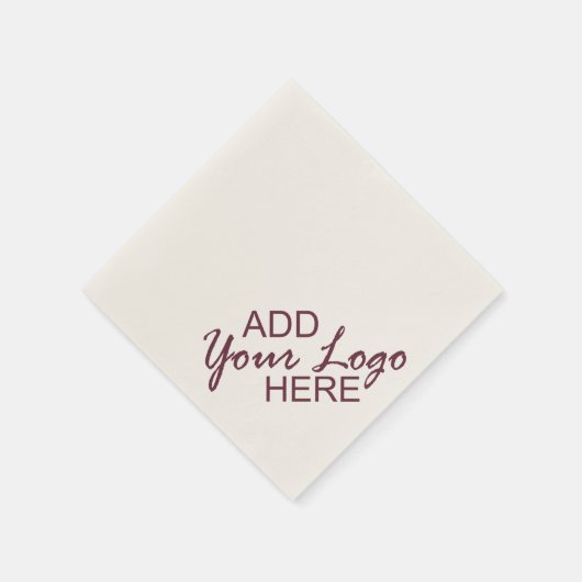Ihr Logo hier Servietten (Ecke)