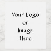 Ihr Logo hier Set für Lebensmittel und Getränke Weinetikett (Einzelnes Label)