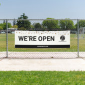 Ihr Logo Hier sind wir für Unternehmen geöffnet Banner (Insitu)