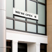 Ihr Logo Hier sind wir für Unternehmen geöffnet Banner (Äußeres Gebäude)