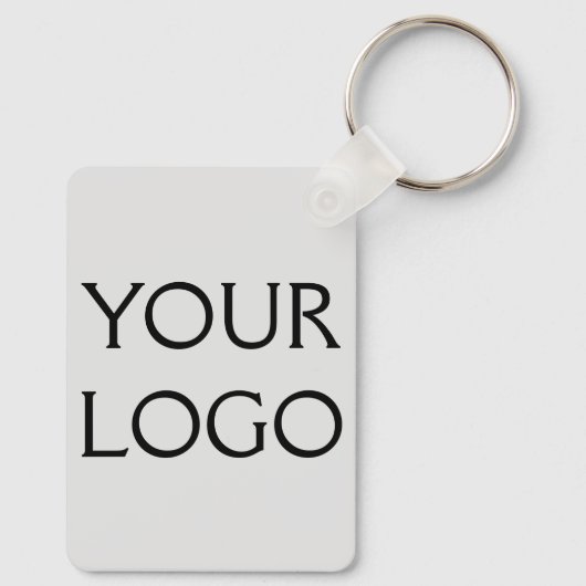 Ihr Logo hier Social Media Wasserfarbenname Schlüsselanhänger (Rückseite)