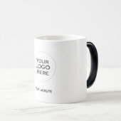Ihr Logo hier - Standard-Weißer Keramik-Kaffee Verwandlungstasse (VorderseiteRechts)
