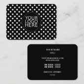 Ihr Logo hier und Punkt-Gold Visitenkarte (Vorne/Hinten)