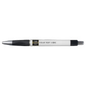 Ihr Logo hier und Text-Branding für Unternehmen Kugelschreiber (Vorderseite)