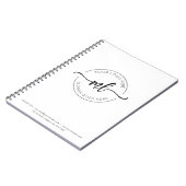 Ihr Logo hier Unternehmenspräsentationen Whitepape Notizblock (Linke Seite)