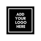 Ihr Logo hier Vorlage für das benutzerdefinierte F Gummistempel (Prägung)