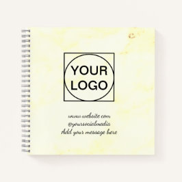 Ihr Logo hier weiß schlicht PINK MARKE No Notizblock