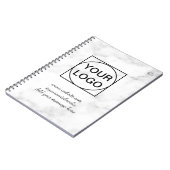 Ihr Logo hier weiß schlicht PINK MARKE No Notizblock (Linke Seite)