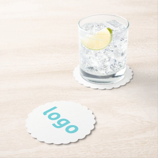 Ihr Logo hier Werbe-Paper-Untersetzer Untersetzer (Vor Ort)