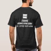 Ihr Logo hier Werbeaktion Uniform T- T-Shirt (Rückseite)