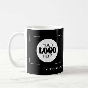 Ihr Logo hier werbender benutzerdefinierter Text s Kaffeetasse