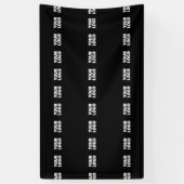 Ihr Logo | Horizontal gezogenes Streifenmuster Banner (Vertikal)