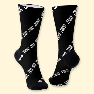 Ihr Logo, Ihr Design oder Ihr Foto werden mit eine Socken