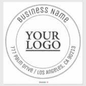 Ihr Logo, Ihr Firmenname, Ihre Adresse oder ein be Aufkleber (Blatt)