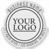 Ihr Logo, Ihr Firmenname, Ihre Anschrift oder Ihr Aufkleber (Vorderseite)