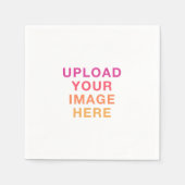 Ihr Logo-Image-Geschäft Serviette (Vorderseite)