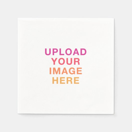 Ihr Logo-Image-Geschäft Serviette (Vorderseite)