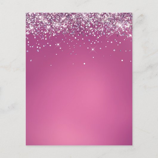 Ihr Logo Imitat Glitzer Hintergrund Flyer (Hinten)