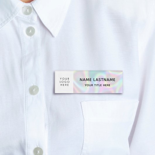 Ihr Logo-Imitat Holographic Magnet Titel Namenschild