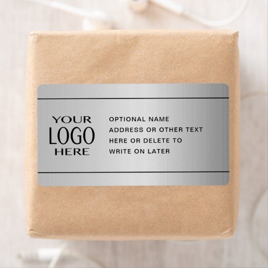 IHR LOGO | Imitate Silver Metal & Optional Text (Insitu)