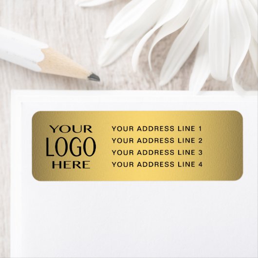 IHR LOGO | Imitats Gold Rücksendeadresse (Insitu)