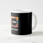 Ihr Logo in Jumbo-Tasse (Vorderseite Rechts)