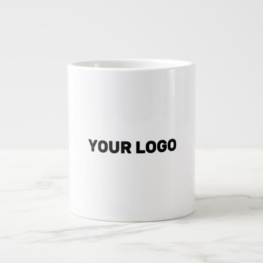 Ihr Logo in Jumbo-Tasse (Vorderseite)