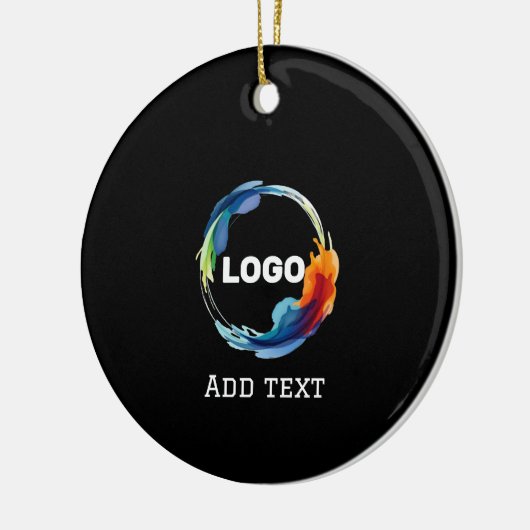 Ihr Logo in Keramik Ornament (Links)