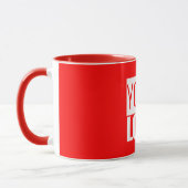 Ihr Logo in leuchtend rot Tasse (Links)