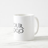 Ihr Logo in Weiß einfügen Kaffeetasse (VorderseiteRechts)