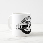 Ihr Logo Kaffeetasse (Vorderseite Links)