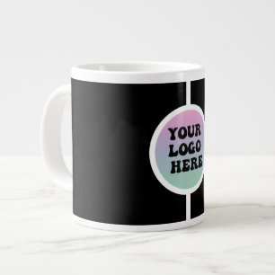 Ihr Logo kann hier individuell gestaltet werden. Jumbo-Tasse