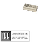 Ihr Logo | Kundenspezifische Rücksendeadresse Gummistempel (Stempel)