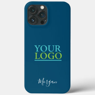 Ihr Logo/Kunst/Foto, Name in weißer Schrift, Ozean Case-Mate iPhone Hülle
