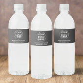 Ihr Logo l Berufliche Werbeveranstaltung Wasserflaschenetikett