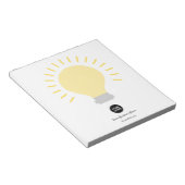 Ihr Logo-Leuchtpult Notizblock (angewinkelt)