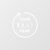 Ihr Logo | Logo für Unternehmen Fensteraufkleber (Blatt)