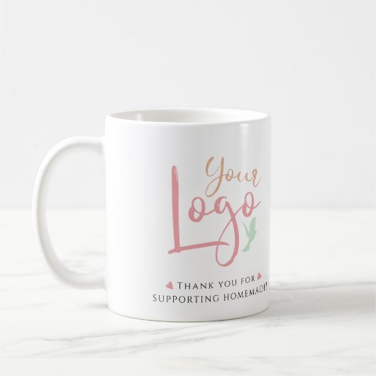 Ihr Logo-Marketing Vielen Dank Kaffeetasse (Links)