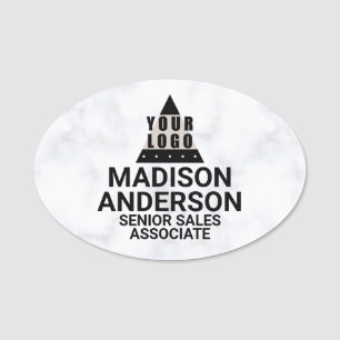 Ihr Logo-Marmor-stilvolles schickes modernes Namensschild