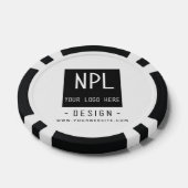 Ihr Logo - Minimale, moderne Werbeartikel Pokerchips (Einzeln)